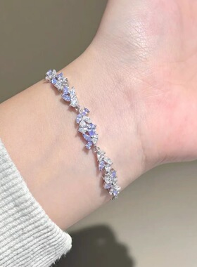 紫藤花手链女ins小众设计高级感轻奢送女友闺蜜生日礼物森系手环