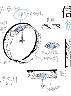 惊封周边金属戒指我在惊悚游戏中封神小说博库同款衍生中古指环