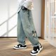 Children's clothing boys spring clothes pants 2025 new big children's spring and autumn casual jeans trousers spring trendy and cool boys