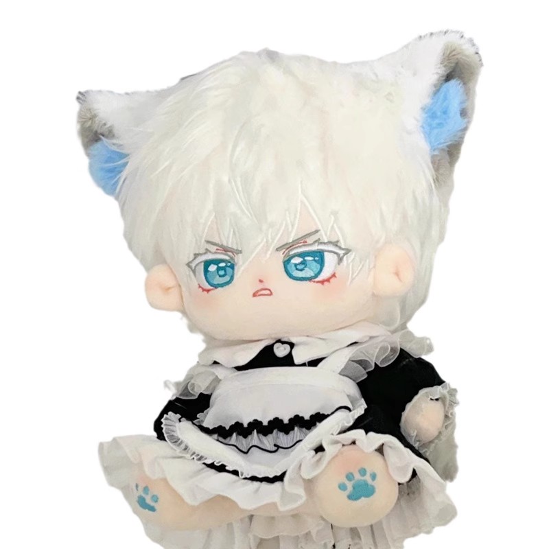五条悟棉花娃娃周边20cm正版小喵悟咒术回战玩偶动漫公仔女生礼物 - 图3