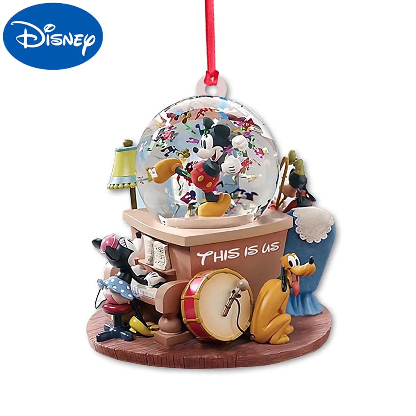 2024 Disney Mickey Minnie Mouse Xmas Tree Decoration Hanging - 图2