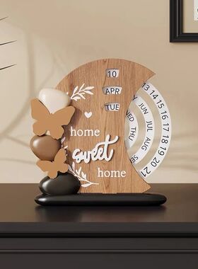 Wooden Creative Calendar Perpetual Calendar - Home Decoratio