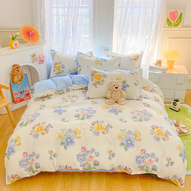 【开学季2】可爱风亲肤磨毛印花四件套学生加厚三件套