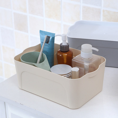 塑料收纳箱衣服玩具整理箱衣柜收纳盒子家用零食收纳筐杂物储物箱 - 图2