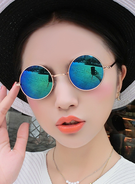新款复古明星太阳眼镜女夏海边