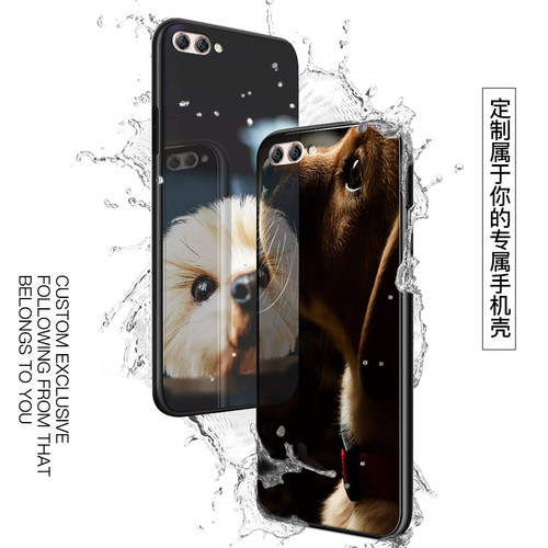 适用于华为荣耀8X手机壳荣耀8x手机壳玻璃套网红时尚八X保护套新品硬壳软硅胶边磨砂个性创意男女款潮超薄 - 图3