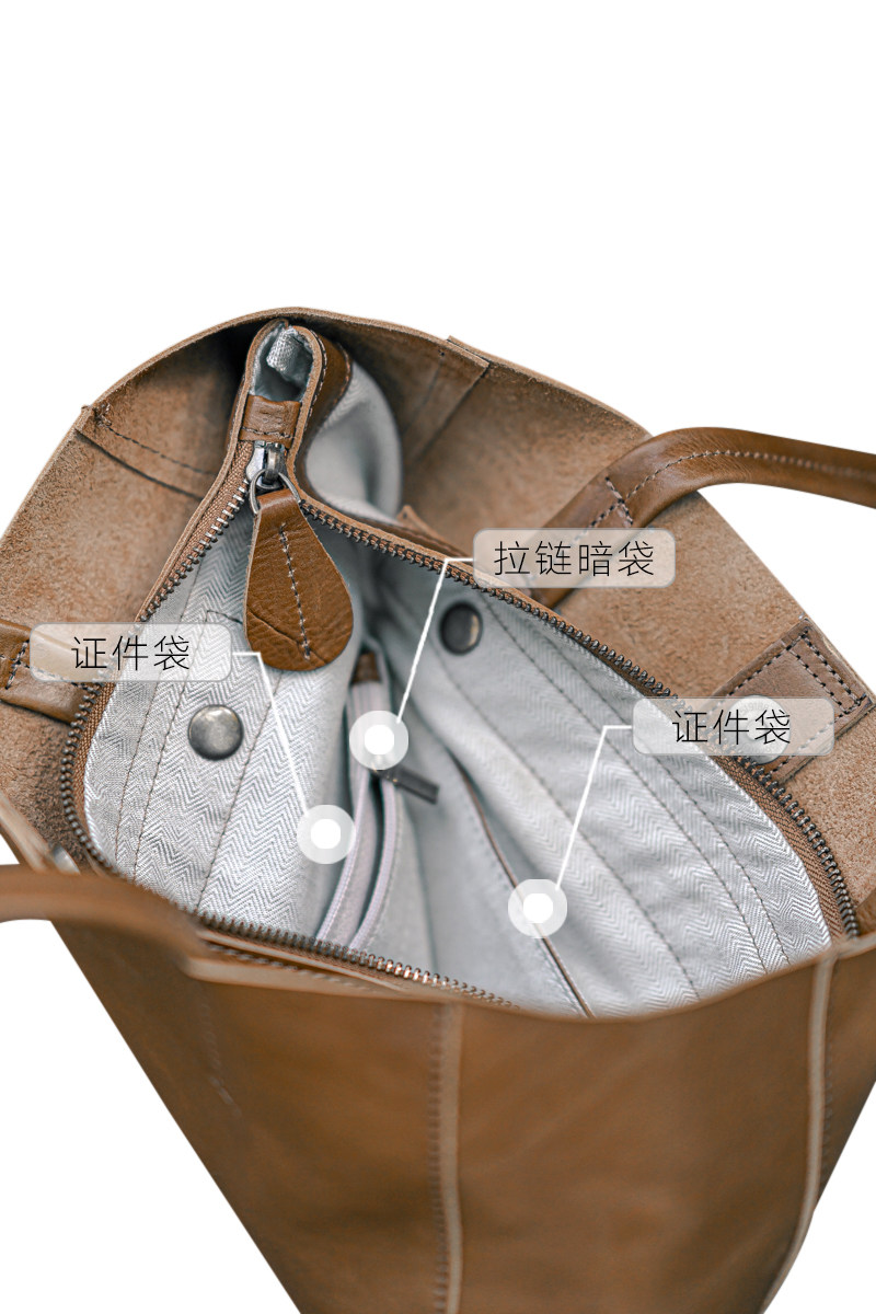 知笔墨新品头层牛皮复古方形托特包 复古简约单肩手提通勤包女士,淘宝优惠券,粉丝福利购,淘宝优惠卷