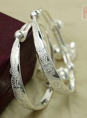 送妈妈儿童生日礼物伸缩龙凤手镯