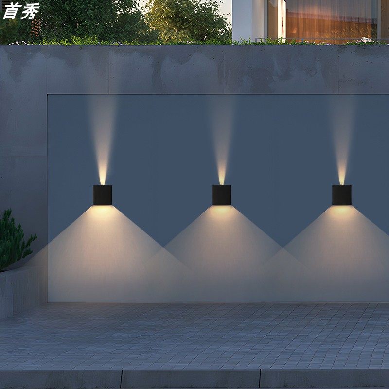 户外防水壁灯感应人体庭院围墙灯大门两侧洗墙灯走廊过道感应壁灯,淘宝优惠券,粉丝福利购,淘宝优惠卷