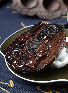 金丝属鸡本命佛不动明王红竹石