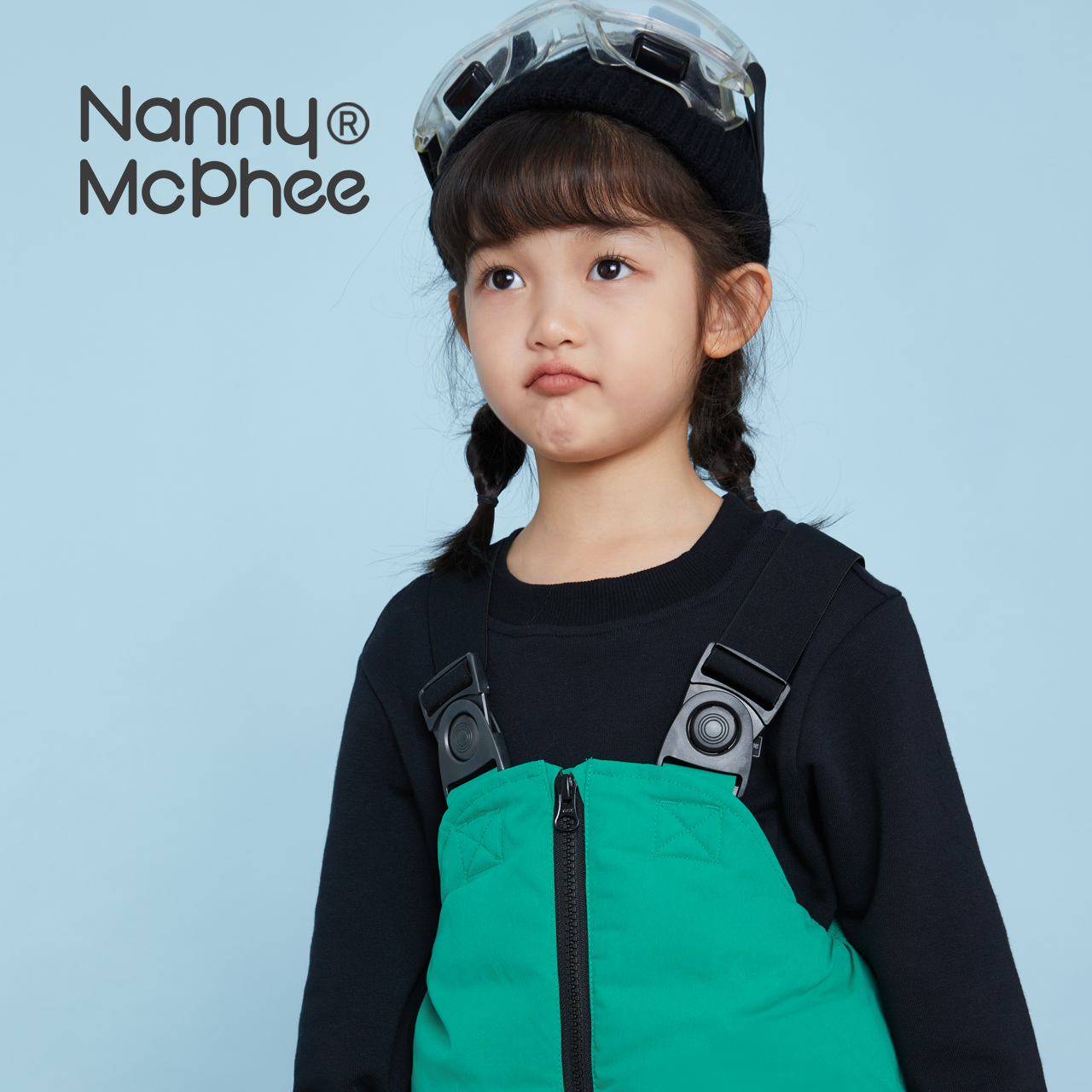 保姆麦克菲儿童羽绒背带裤羽绒服 nannymcphee羽绒裤