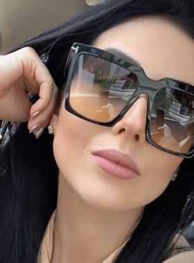 遮阳方形韩版男女个性墨镜