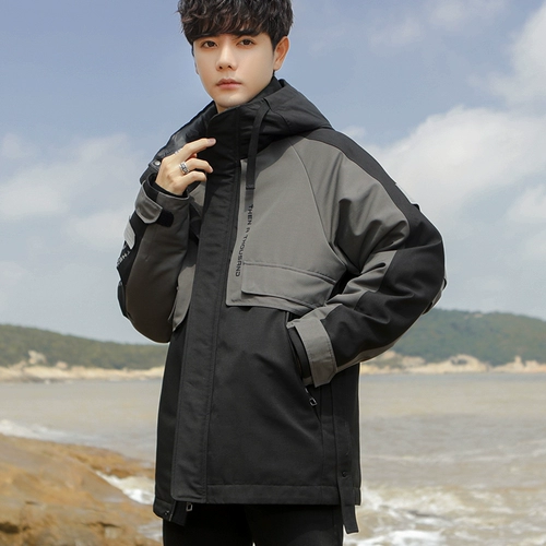 Универсальный пуховик, зимняя куртка для отдыха, средней длины, увеличенная толщина, 2021 года, подходит для подростков