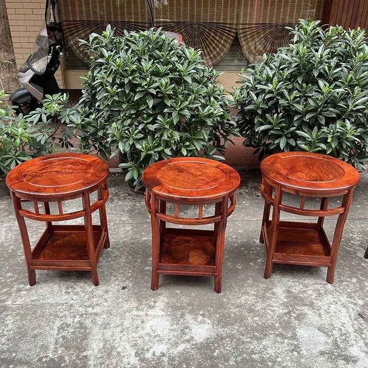 红木小圆桌缅甸花梨木大果紫檀茶几休闲小桌子,淘宝优惠券,粉丝福利购,淘宝优惠卷