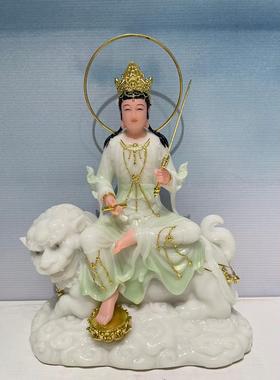 十方文殊广法天尊普贤菩萨摆件