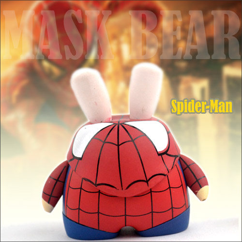 家居装饰摆件创意礼物面具熊玩具公仔卡通汽车中台摆件漫画英雄系 - 图2