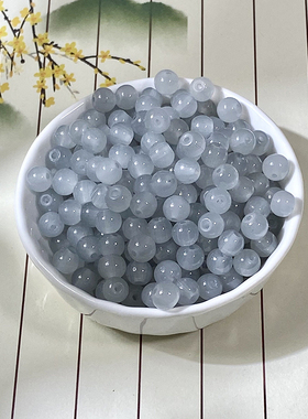 6mm仿天然玉石圆珠diy手工材料