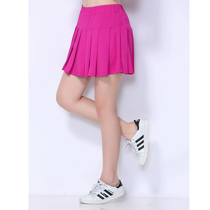 Белая pleated skirt, дышащие спортивные теннисные брюки