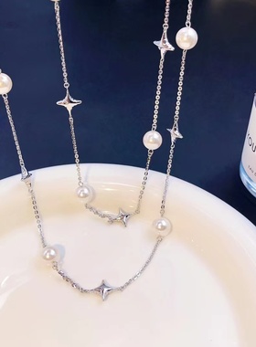 百搭项链煜璇气质锁骨链女珍珠