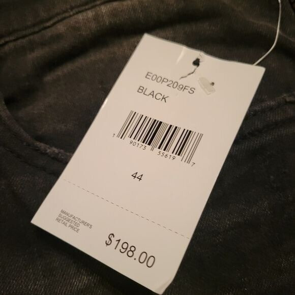 男牛王紫制品PRPS水洗做旧破洞修身弹力牛仔裤 - 图2