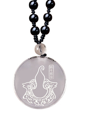 易明开居麟龟赐瑞吉宏吊坠2026属羊吉祥佩戴物生肖羊项链挂件男女