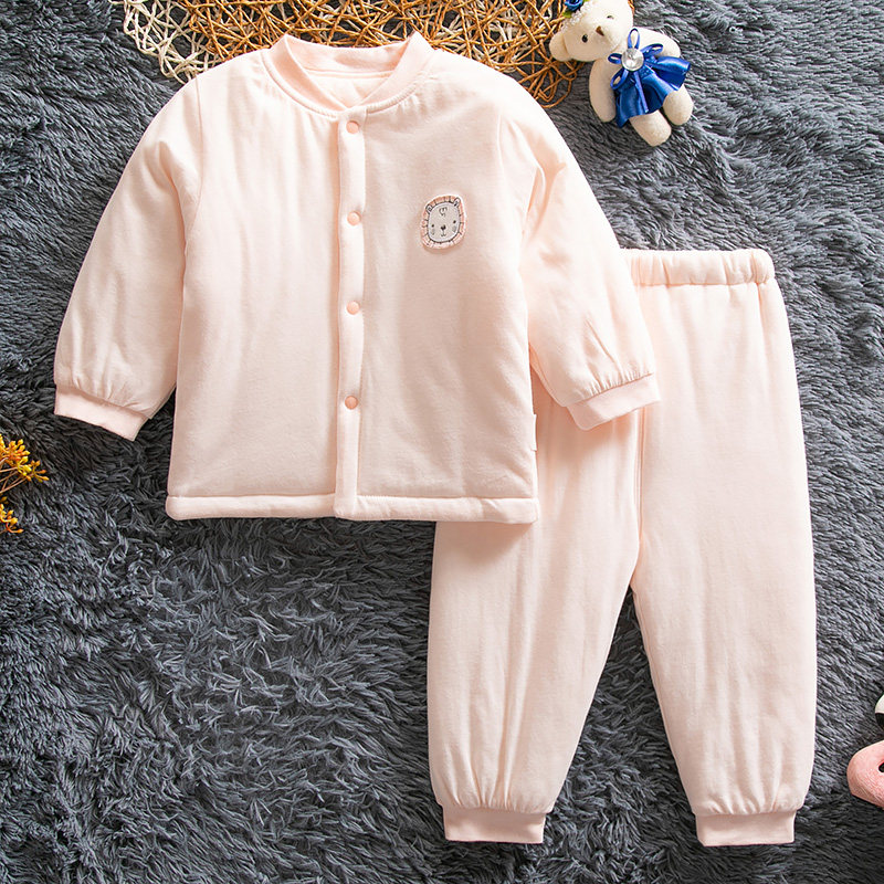 哈咪奇宝宝冬季夹棉加厚开衫套装棉衣棉裤男女童纯棉保暖家居棉袄,淘宝优惠券,粉丝福利购,淘宝优惠卷