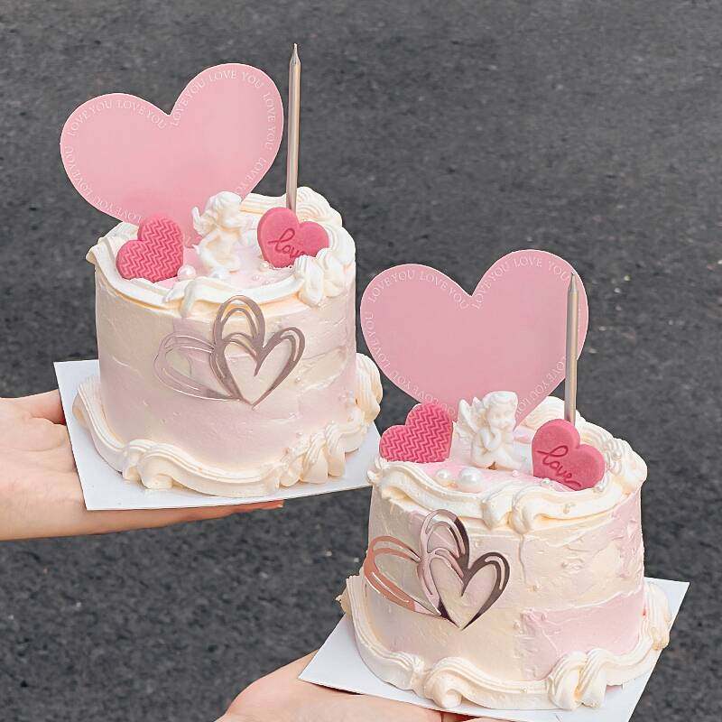 网红2.14情人节蛋糕装饰爱神丘比特摆件情侣我爱你爱心卡片插件,淘宝优惠券,粉丝福利购,淘宝优惠卷