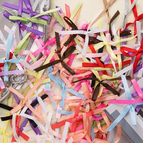 网红ins芭蕾风蛋糕装饰迷你成品蝴蝶结配件生日派对甜品装扮插件 - 图1