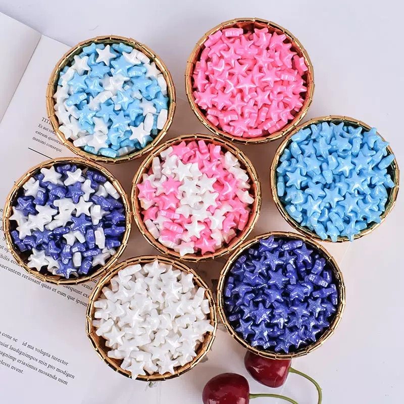 烘焙蛋糕装饰彩色糖珠五角星装饰糖星星糖果生日甜品西点点缀糖,淘宝优惠券,粉丝福利购,淘宝优惠卷