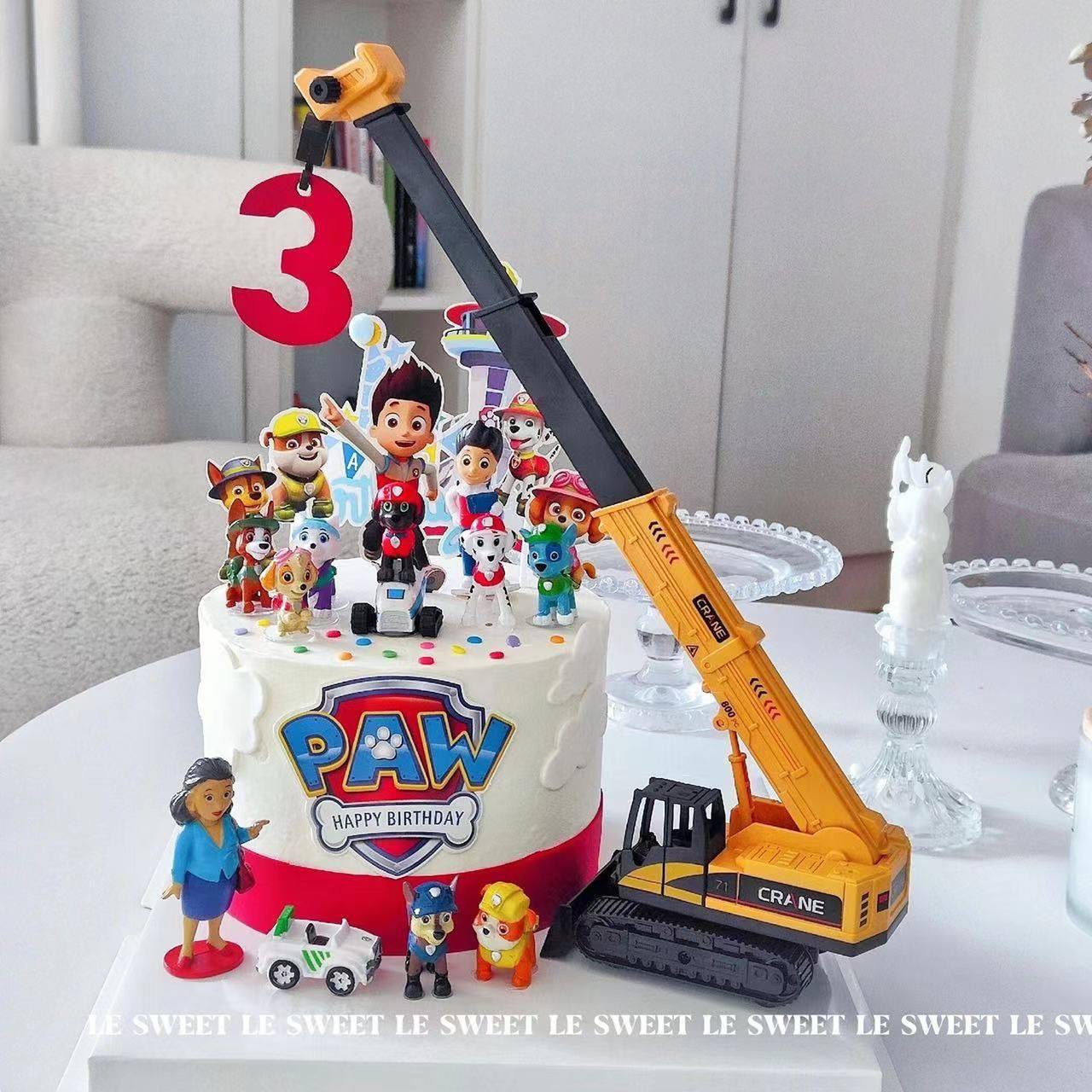 网红狗狗队蛋糕装饰摆件卡通狗狗儿童男孩生日插牌烘焙装扮插件,淘宝优惠券,粉丝福利购,淘宝优惠卷