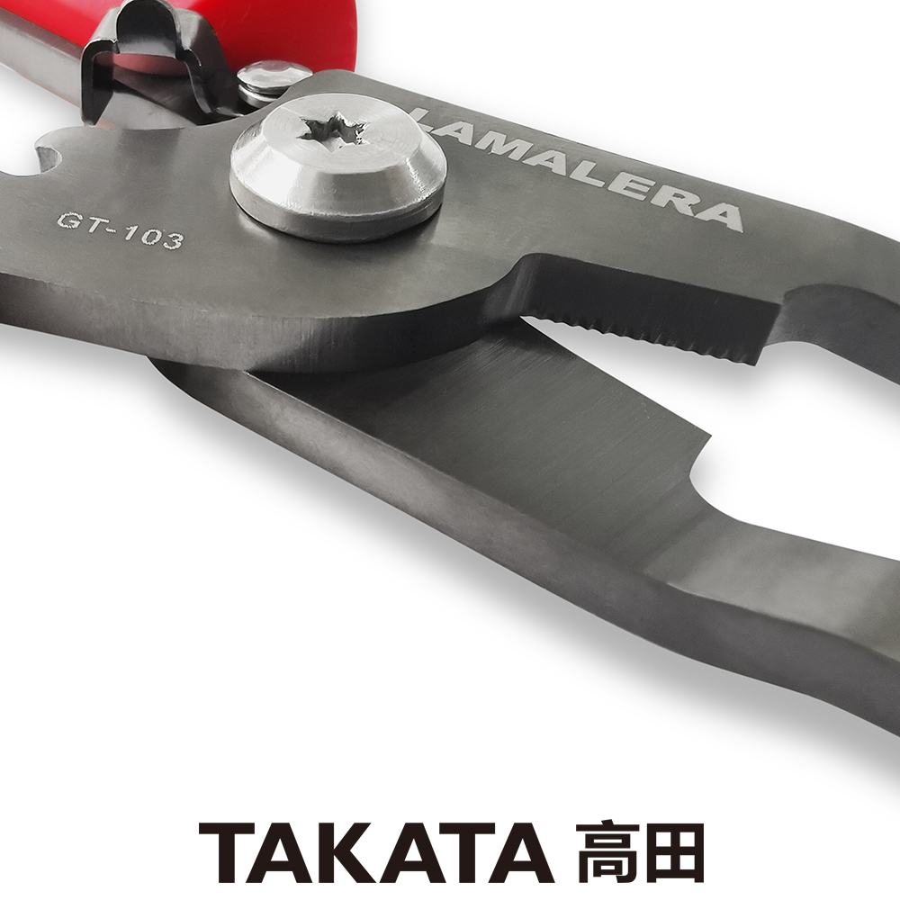 新品高田TAKATA精锻多功能GT-103不锈钢 海钓路亚钳 摘钩剪线器钓 - 图1