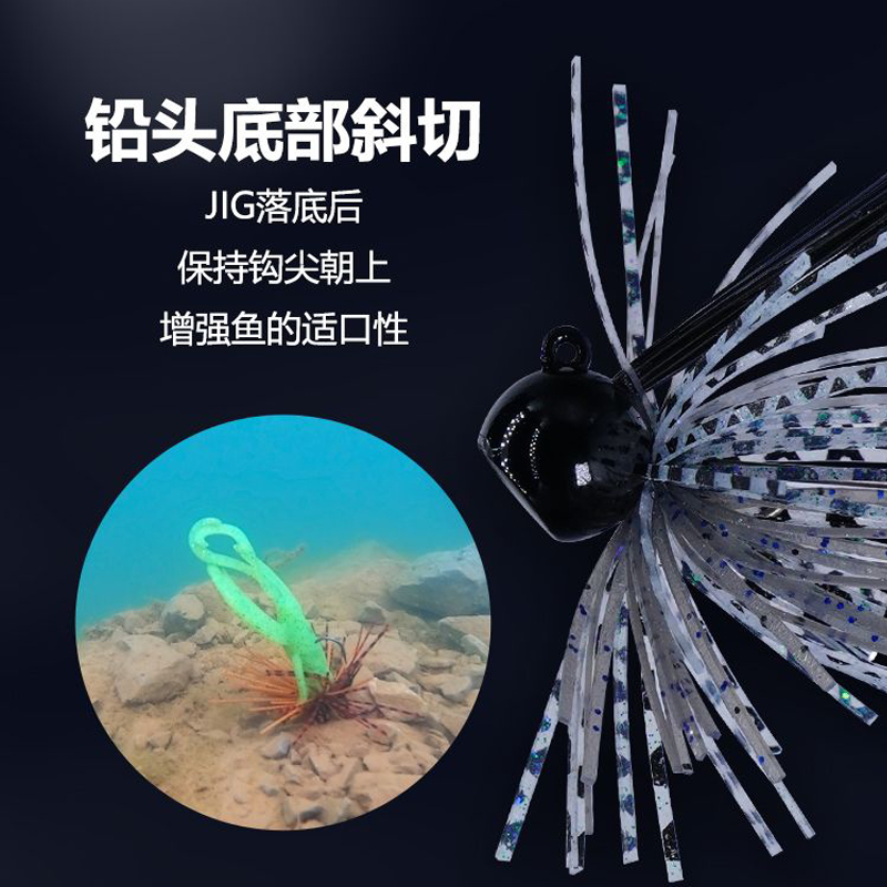飞蚂蚁JIG软虫铅头钩胡须佬防挂障碍软饵鱼钩鲈鱼鳜鱼路亚假饵,淘宝优惠券,粉丝福利购,淘宝优惠卷