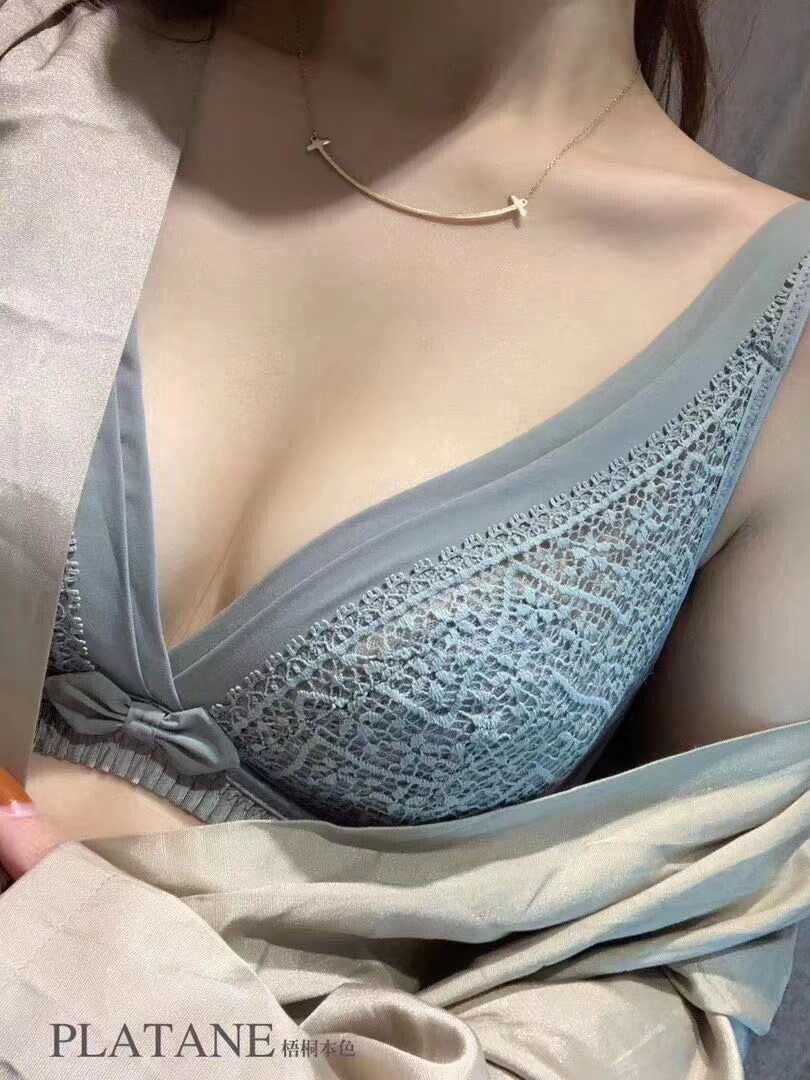 Lanshan BCD ultra-thin cup Wutong natural underwear large breasts and small clothes, soft bra WN850107