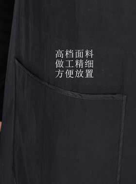 发廊焗油染发双面防水防污理发围裙技师工作服大小工服染发衣围腰