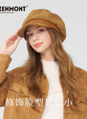Kenmont卡蒙女士复古八角蓓蕾帽