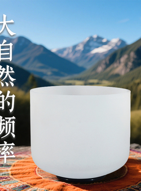 A级准音手工水晶钵颂钵432hz专业颂钵疗愈工具钵瑜伽冥想净心套装