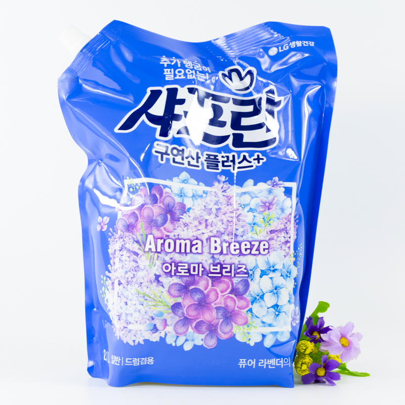 韩国进口LG衣物柔顺剂 衣服护理液芳香防静电柔软剂 柔软衣物 - 图2