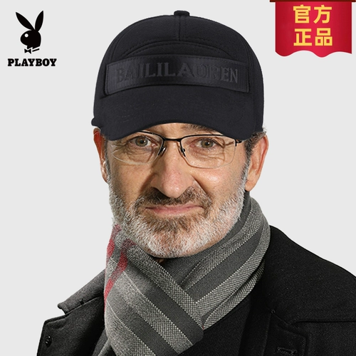 Playboy, зимняя утепленная шапка, кепка