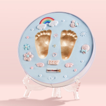 Baby Hands Foot Print Mud Fetal Hair Souvenirs Permanent Newborn Baby Full Moon 100 Days Old Gift Foot Print Handprint