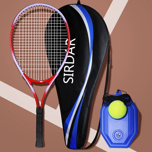 Устройство тренировочного устройства для теннисной ракетки Одинокое игровое ремень бомбы, линии начинающих детей колледжа и детей, посвященных одному человеку для игры в одиночку