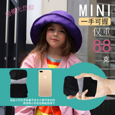 儿童帽子冬女童渔夫帽网红日系保暖宝宝帽子秋冬盆帽公主防风亲子 虎窝淘