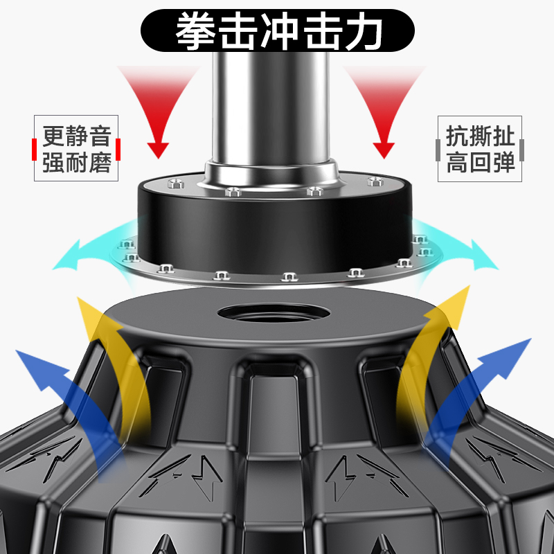 成人拳击沙袋反应旋转立式棍靶家用专业训练器儿童小孩散打速度球 - 图2