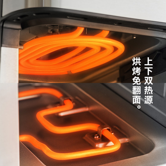 olayks立时空气炸锅家用多功能电炸锅新款5升大容量免翻可视烤箱