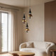 Nordic style creative modern simple light luxury staircase chandelier