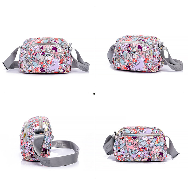 skadi女2020新款尼龙帆布斜挎包 skadi箱包女士包袋