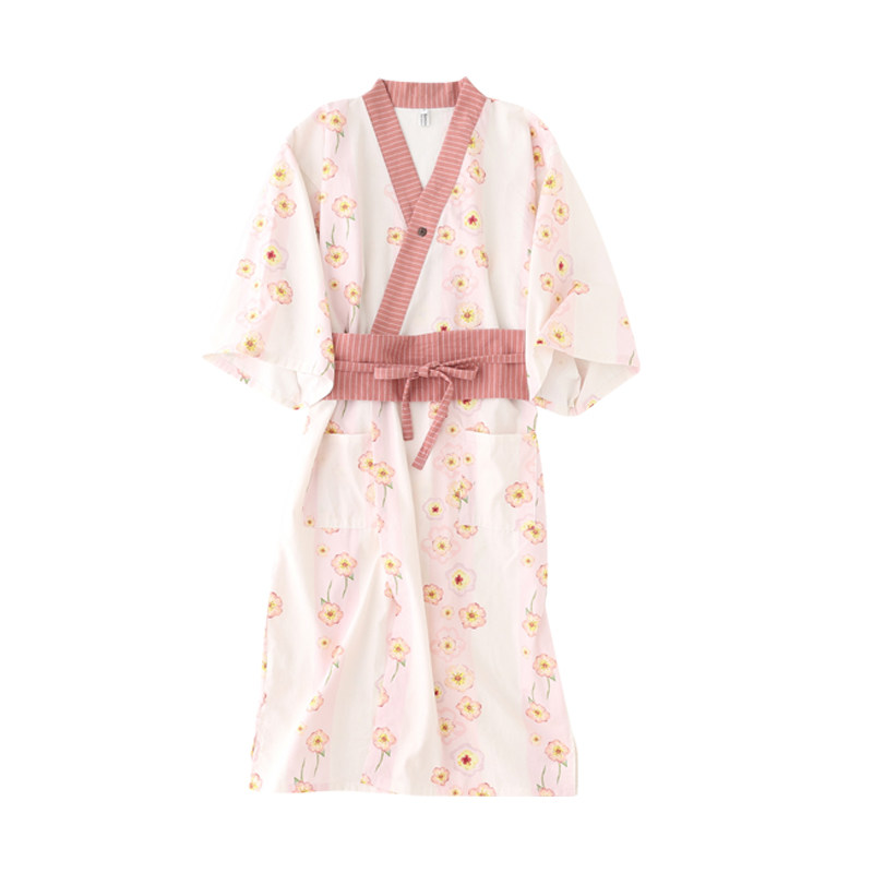 纯棉中式汉服情侣花卉复古睡裙睡袍 fanduo梵朵睡衣/家居服套装