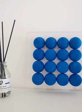 克莱因蓝装饰画同款艺术风小圆球