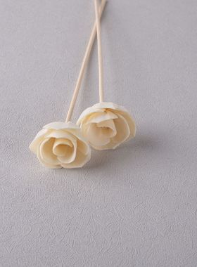 4cm茉莉花无火香薰花朵优质天然扩香20cm装饰家居摆件香插干花