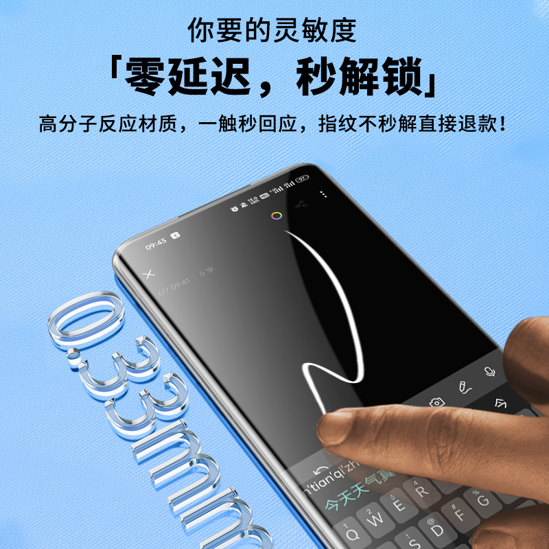 适用小米civi2钢化膜CIVI手机膜CV2全屏覆盖mi曲面全包xiaomi曲屏防窥防摔clvl水凝全胶软保护贴膜mi1S二蓝光 - 图2