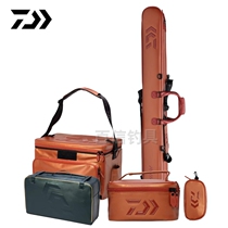 DAIWA Da 100 million Watt Tomato Red Bull Oil Green With Bracket Rod Bag Umbrella Bag Multifunction Cushion Containing Fishing Gear Bag